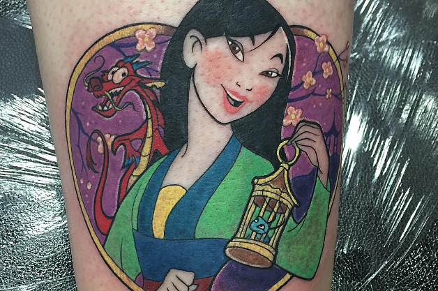 Mushu from Disneys classic Mulan   Ashtray Arts Tattoos  Facebook