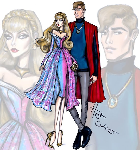 14 Disney Couples Re-Imagined into Gorgeous Fashion Illustrations