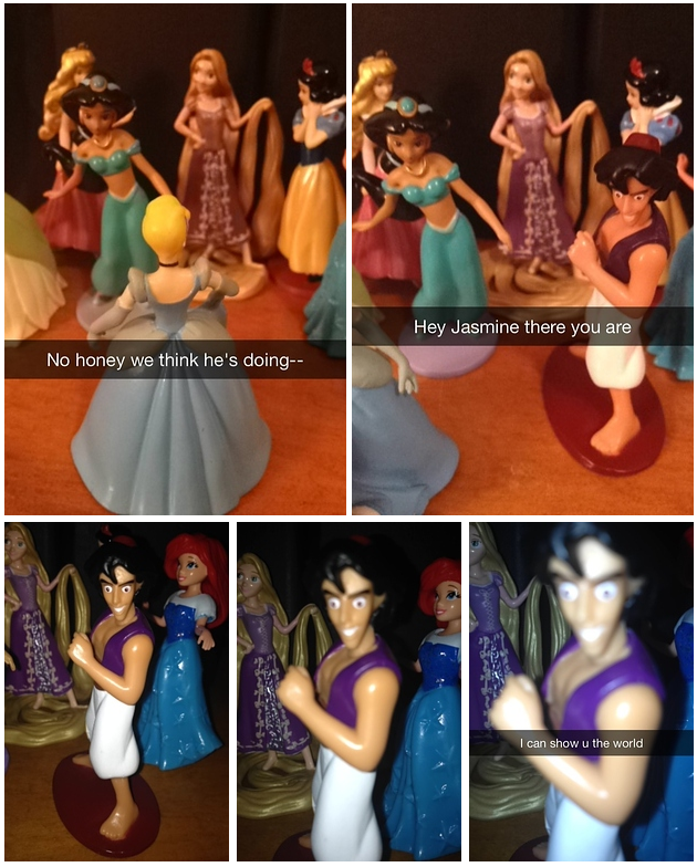 These Hilarious Snapchat Stories About Disney Princesses' Secret Lives Will  Have You Rolling On The Floor Laughing