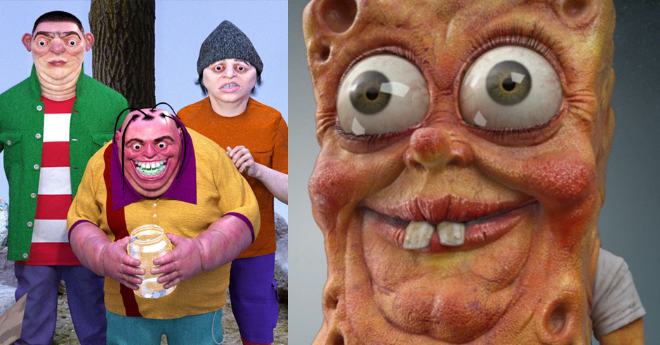 Here's Proof That CGI Turns Cartoon Characters into 3D Nightmares