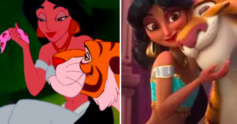 Here's What The Disney Princesses Look Like In 2D Vs. 3D