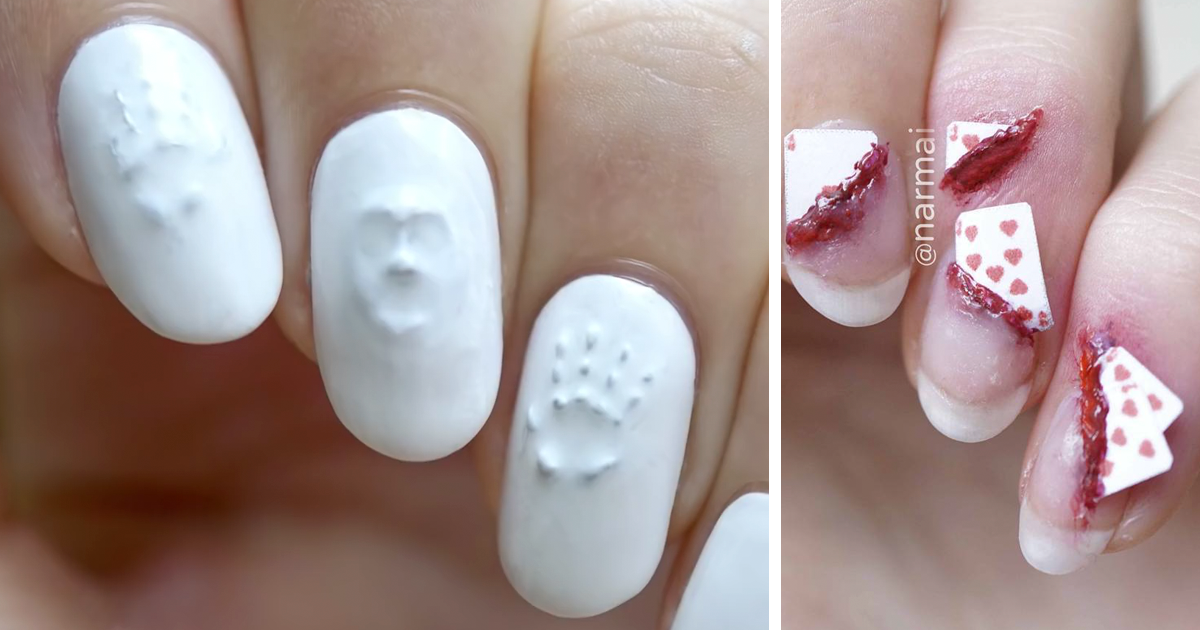 2. Quick and Spooky Halloween Nail Designs - wide 1