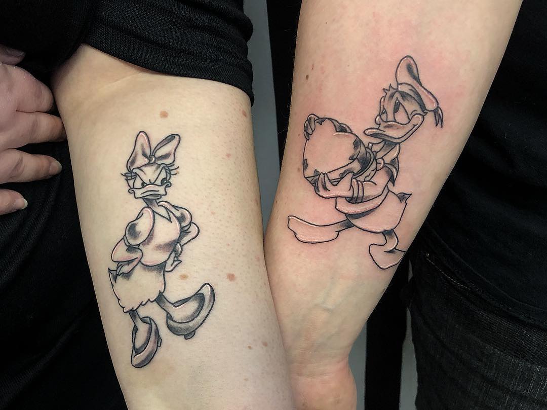 Matching Disney Couple Tattoos for the Ultimate Disney Fans - wide 5