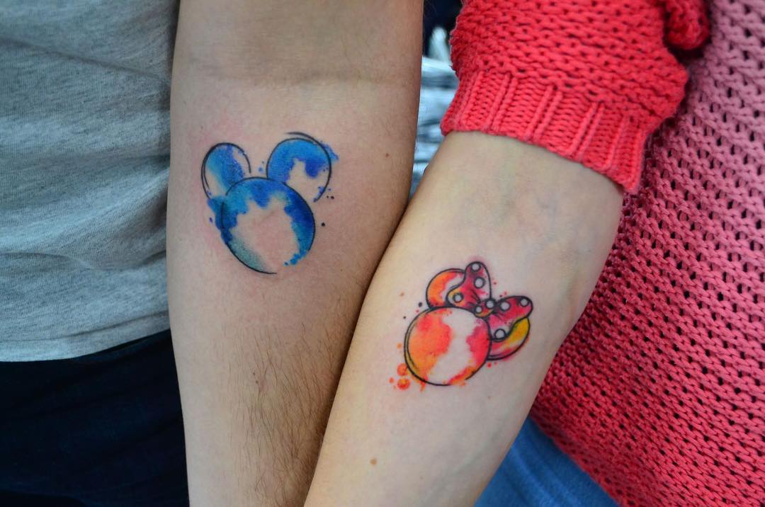 Matching Disney Couple Tattoos for the Ultimate Disney Fans - wide 11