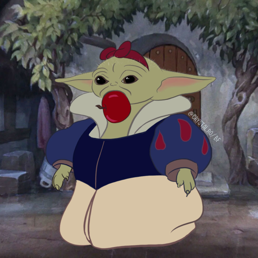 Here's What Baby Yoda Would Look Like As Disney Princesses