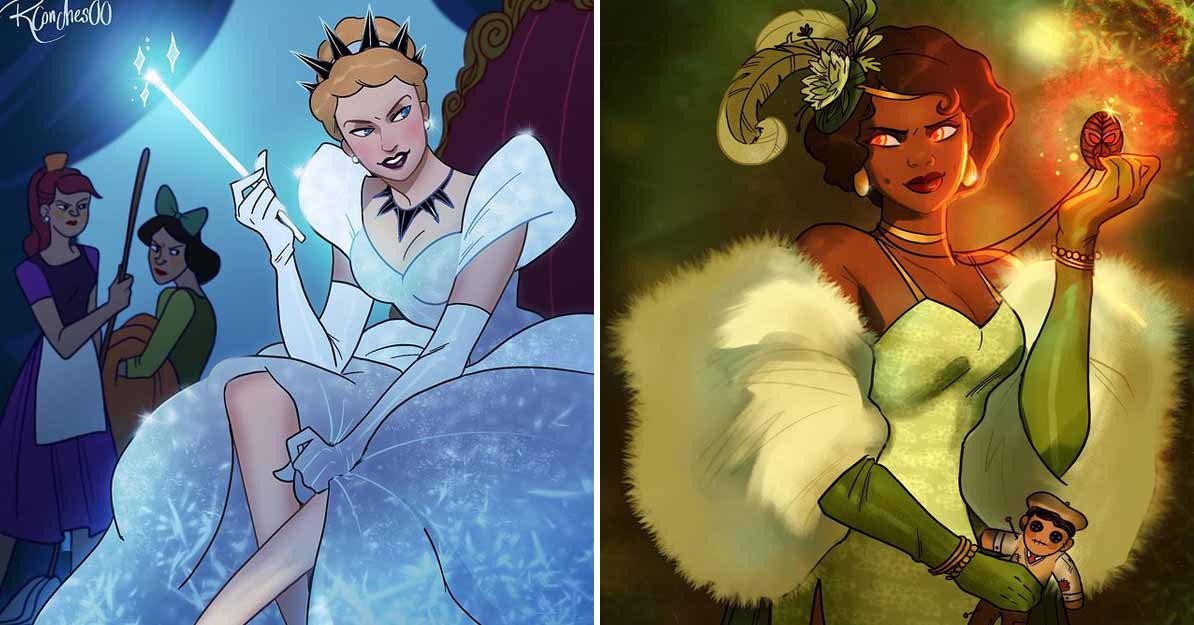 This Artist Reimagined Disney Princesses As Villains And Theyre Scary